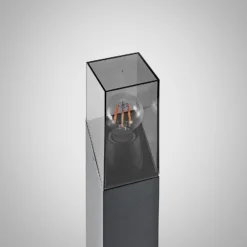 Lucande Wegeleuchte Fiola, 80 cm, anthrazit, IP54