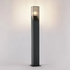 Lucande Wegeleuchte Fiola, 80 cm, anthrazit, IP54