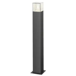 Lucande Wegeleuchte Keke, Höhe 70 cm, anthrazit, Aluminium