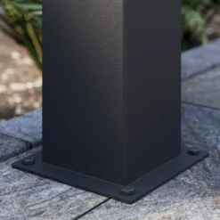 Lucande Wegeleuchte Keke, Höhe 70 cm, anthrazit, Aluminium