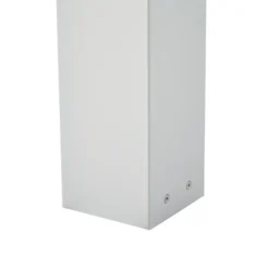 Lucande Wegeleuchte Kiran 100 cm, Sensor, hellgrau, IP44