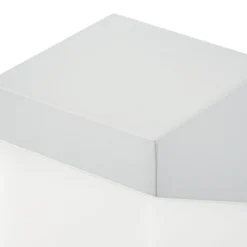 Lucande Wegeleuchte Kiran 100 cm, Sensor, hellgrau, IP44
