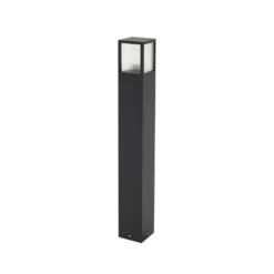 Lucande Wegeleuchte Klemens, 90 cm, schwarz, Metall, IP54