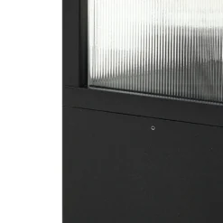 Lucande Wegeleuchte Klemens, 90 cm, schwarz, Metall, IP54