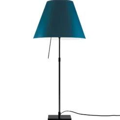 Luceplan Costanza Tischlampe D13 schwarz/blau