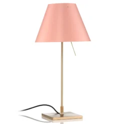 Luceplan Costanzina Tischlampe messing rosa
