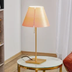 Luceplan Costanzina Tischlampe messing rosa