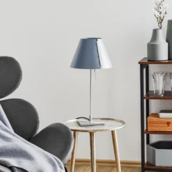 Luceplan Costanzina Tischleuchte alu, betongrau