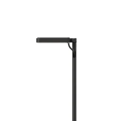 Luceplan LED-Wegelampe Flia, 3-flammig, schwarz, Kunststoff