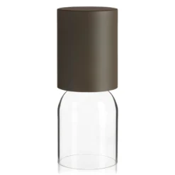 Luceplan Nui Mini Tischlampe mit Akku IP54, greige