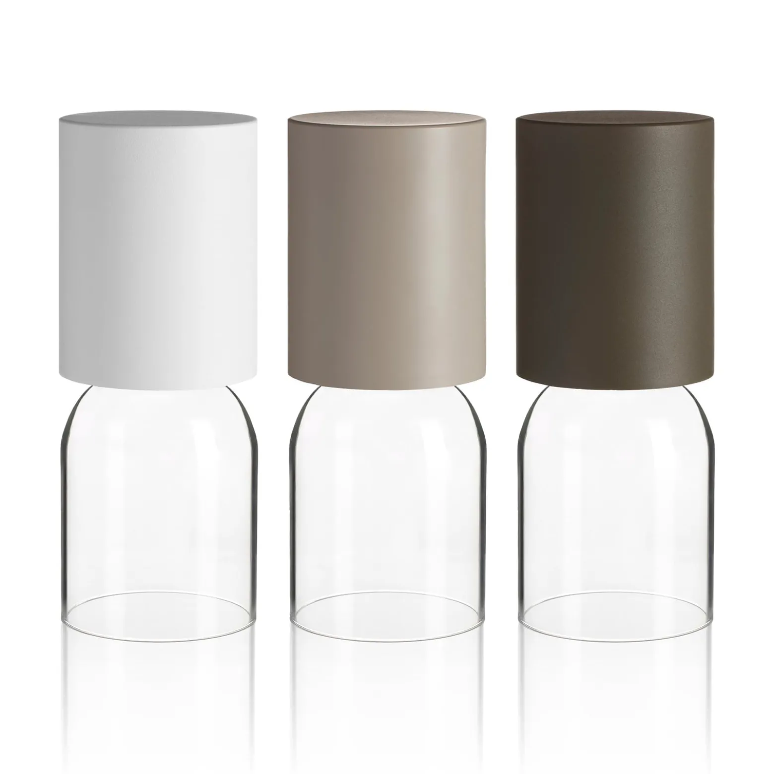Luceplan Nui Mini Tischlampe mit Akku IP54, sand