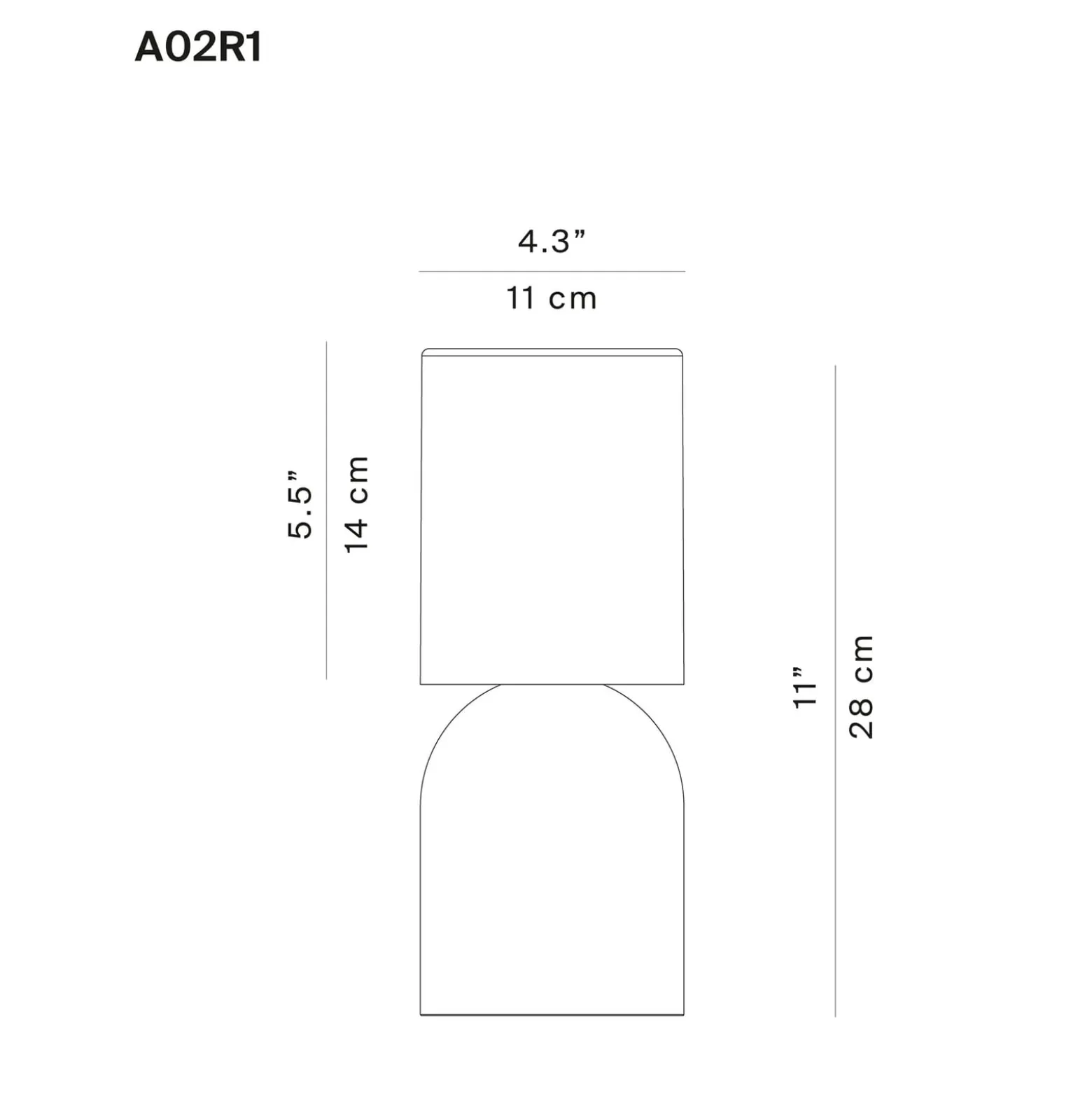 Luceplan Nui Mini Tischlampe mit Akku IP54, sand