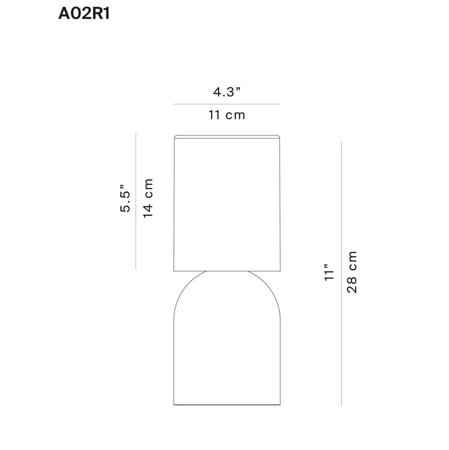 Luceplan Nui Mini Tischlampe mit Akku IP54, weiß