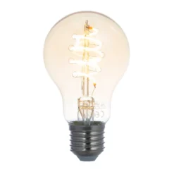 LUUMR LED-Leuchtmittel, E27 A60 4,9W, smart, klar, amber