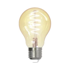 LUUMR LED-Leuchtmittel, E27 A60 4,9W, smart, klar, amber