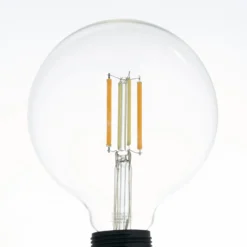LUUMR LED-Leuchtmittel, E27 G125 7W, klar, smart