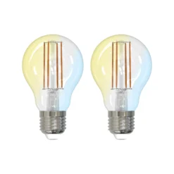 LUUMR Smart LED E27 A60 7W ZigBee Tuya Hue 2er-Set