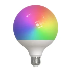 LUUMR Smart LED, E27, G125, 9W, RGB, Tuya, WLAN, matt, CCT