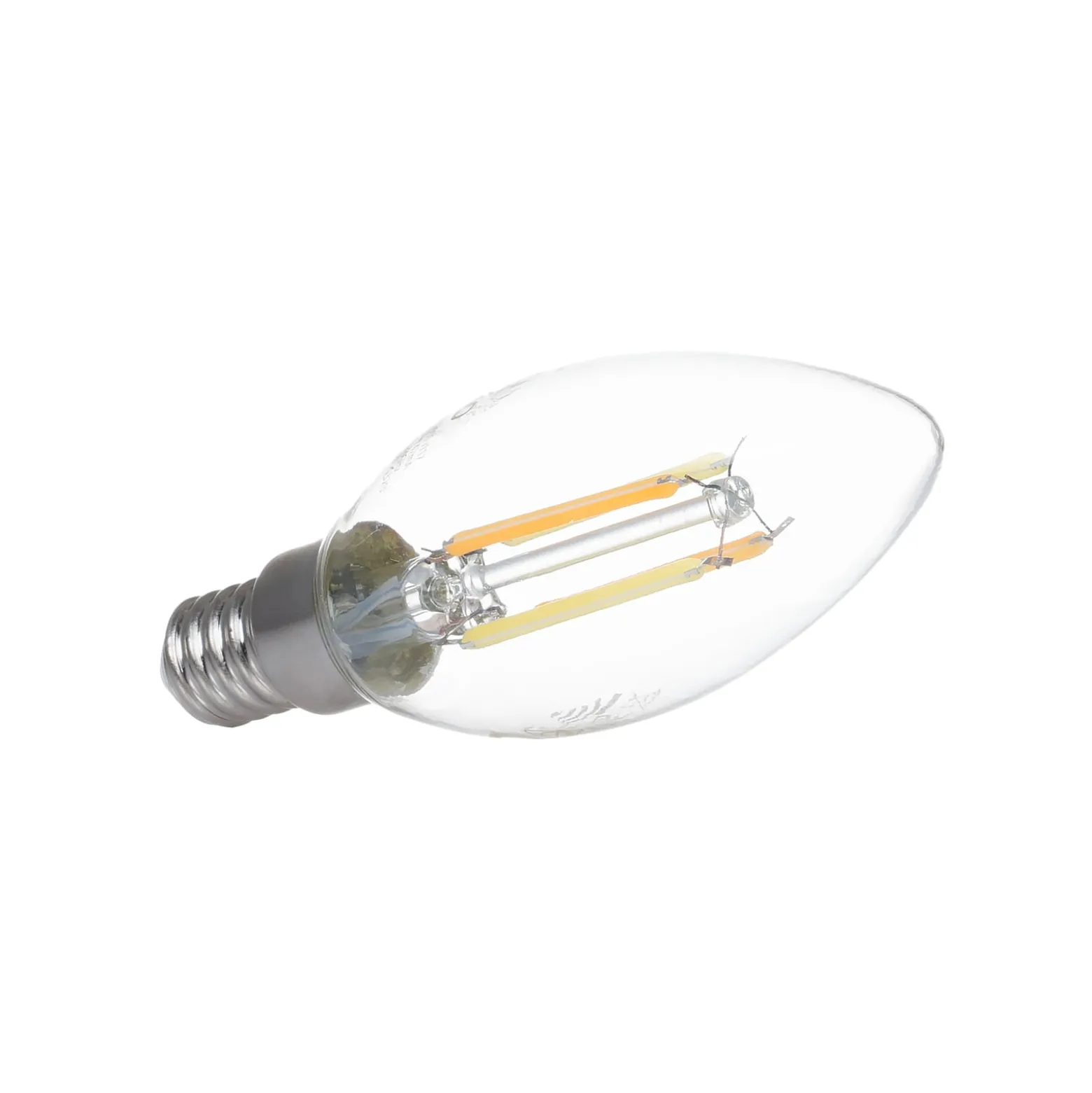 LUUMR Smart LED-Kerzenlampe klar E14 4,2W Tuya WLAN CCT