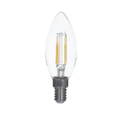LUUMR Smart LED-Kerzenlampe klar E14 4,2W Tuya WLAN CCT