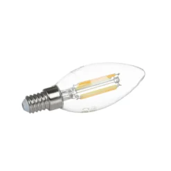 LUUMR Smart LED-Kerzenlampe klar E14 4,2W Tuya WLAN CCT