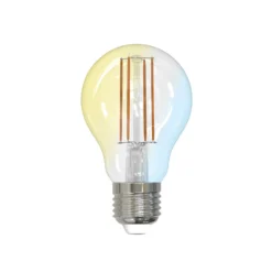 LUUMR Smart LED-Leuchtmittel klar E27 A60 7W Tuya WLAN CCT