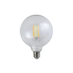 LUUMR Smart LED-Leuchtmittel klar E27 G125 7W Tuya WLAN CCT