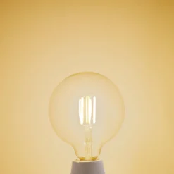 LUUMR Smart LED-Leuchtmittel klar E27 G125 7W Tuya WLAN CCT