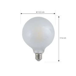 LUUMR Smart LED-Leuchtmittel matt E27 G125 7W Tuya WLAN CCT