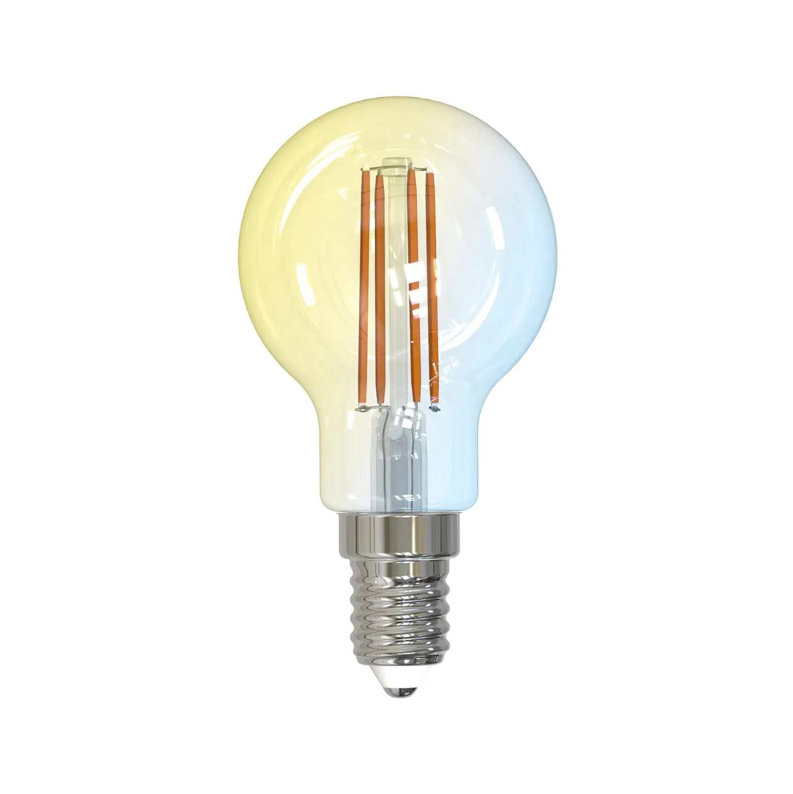 LUUMR Smart LED-Tropfenlampe 2er-Set E14 4,2W CCT klar Tuya