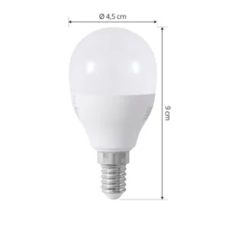LUUMR Smart LED-Tropfenlampe E14 4,9W Tuya WLAN matt CCT