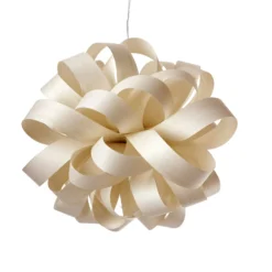 LZF Agatha Ball Hängeleuchte, 84x80cm, elfenbein