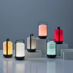 LZF Mini Chou LED-Tischleuchte Akku, blau