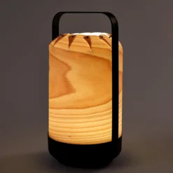 LZF Mini Chou LED-Tischleuchte Akku, buche
