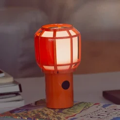 MARSET Chispa LED-Akku-Terrassenlampe IP44 orange