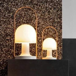 MARSET FollowMePlus Akku-Tischlampe Höhe 44cm weiß