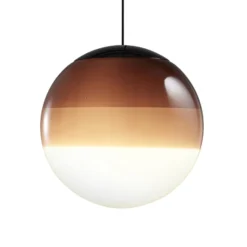 MARSET LED-Hängelampe Dipping Light, Ø 20 cm, braun