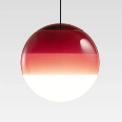MARSET LED-Hängelampe Dipping Light, Ø 13 cm, burgunderrot