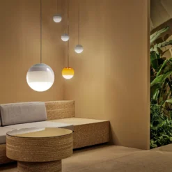 MARSET LED-Hängelampe Dipping Light Ø 13 cm weiß