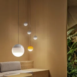 MARSET LED-Hängelampe Dipping Light Ø 30 cm weiß