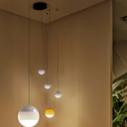 MARSET LED-Hängelampe Dipping Light Ø 30 cm weiß