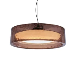 MARSET LED-Hängelampe Ringo, Ø 90 cm, rosé, TRIAC Kunststoff