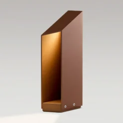MARSET LED-Sockellampe Domus Höhe 37 cm rostfarben Aluminium