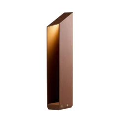 MARSET LED-Sockellampe Domus Höhe 55 cm rostfarben Aluminium