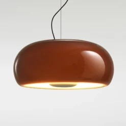 MARSET Vetra LED-Hängeleuchte, Ø 43 cm, bernstein
