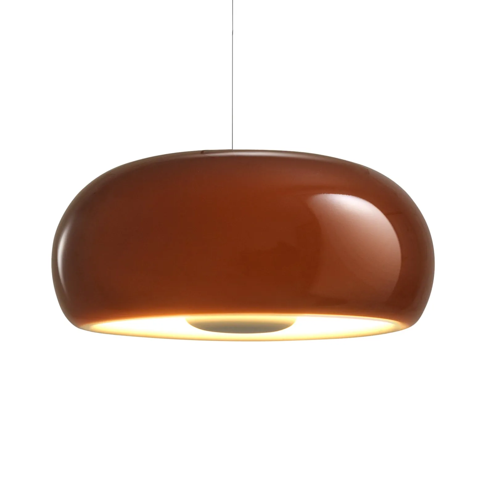 MARSET Vetra LED-Hängeleuchte, Ø 43 cm, bernstein