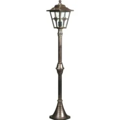 Mastleuchte 772 im Landhausstil braun-messing