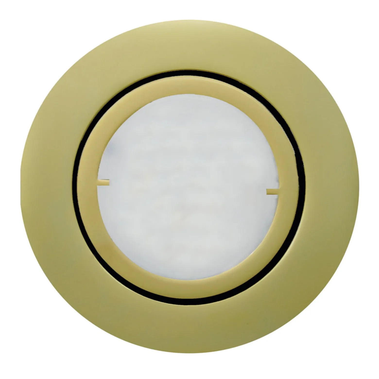 Mattgoldene LED-Einbauleuchte Joanie