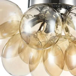 Maytoni Balbo Deckenleuchte Glas nickel/bernstein