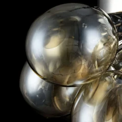 Maytoni Balbo Deckenleuchte Glas nickel/bernstein